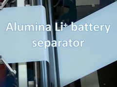 Litio Ion Battery Coating Films dell'allumina